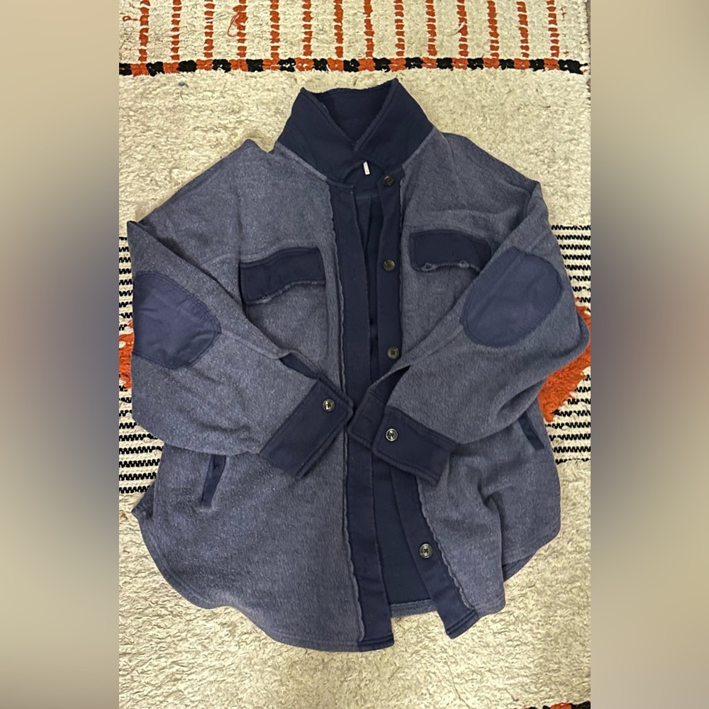 Free People oversized and long overshirt/jacket size L